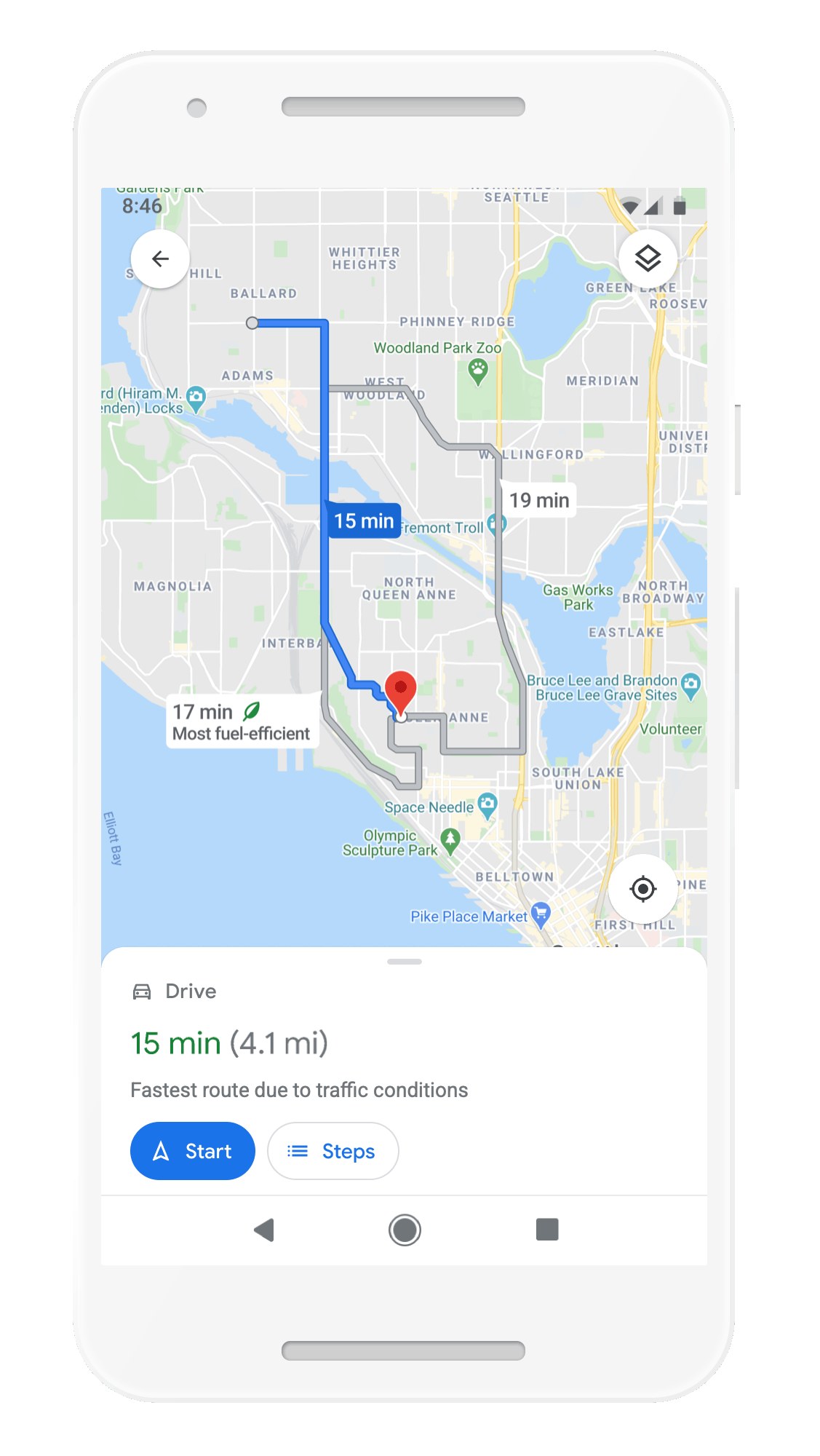 Mise à jour de Google Maps