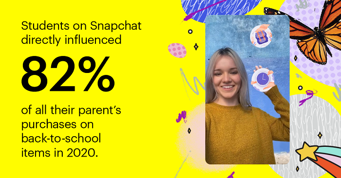 Snapchat Retour au centre scolaire