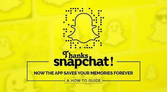  Utilisez l'application Snapchat Sauvegardez vos souvenirs pour toujours