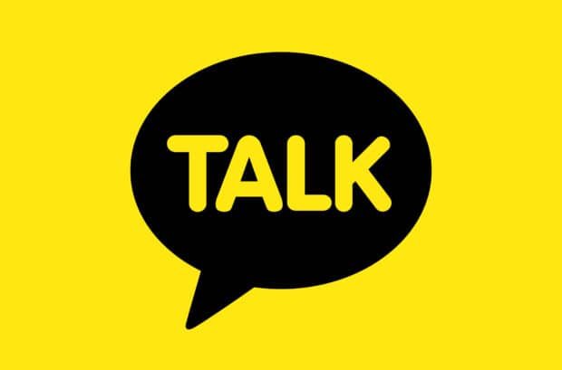 Bulle de dialogue jaune KakaoTalk Logo Talk