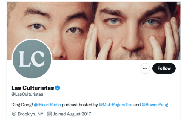 Podcast Las Culturistas slogan ding dong