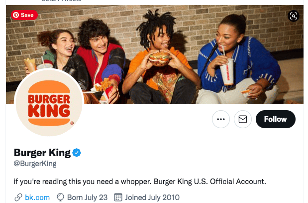 Burger King si vous lisez ceci, vous avez besoin d'un whopper