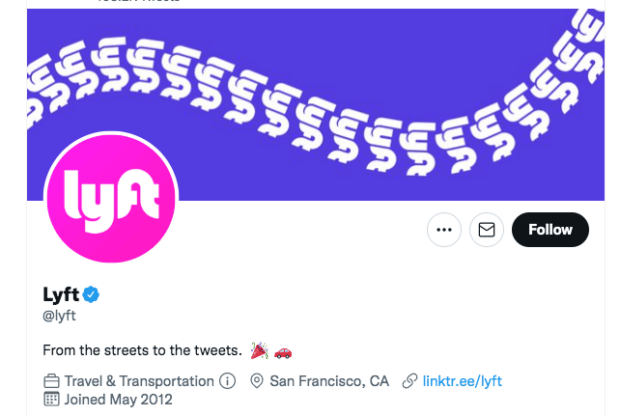 Lyft des rues aux tweets