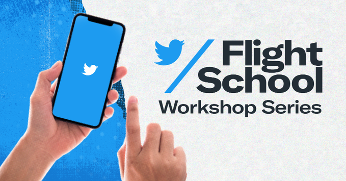 Série d'ateliers sur l'école de pilotage Twitter
